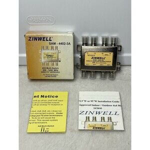 New Zinwell Sam-4402-3A 4 X 4 Multi-Switch 950-1450 MHz DirectTV